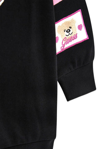 Guess Kids Ls Active Dress - Abiti Bambina - Nero