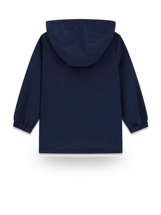 Guess Kids Polyester Hooded Windbreaker - Capospalla Bambina - Blu