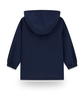 Guess Kids Polyester Hooded Windbreaker - Capospalla Bambina - Blu