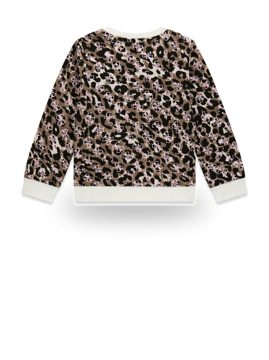 Guess Kids Ls Active Top - T-Shirt Bambina - Multicolore