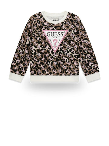 Guess Kids Ls Active Top - T-Shirt Bambina - Multicolore