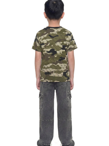 Guess Kids Oversize Stretch Black Denim C - Jeans Bambino - Nero