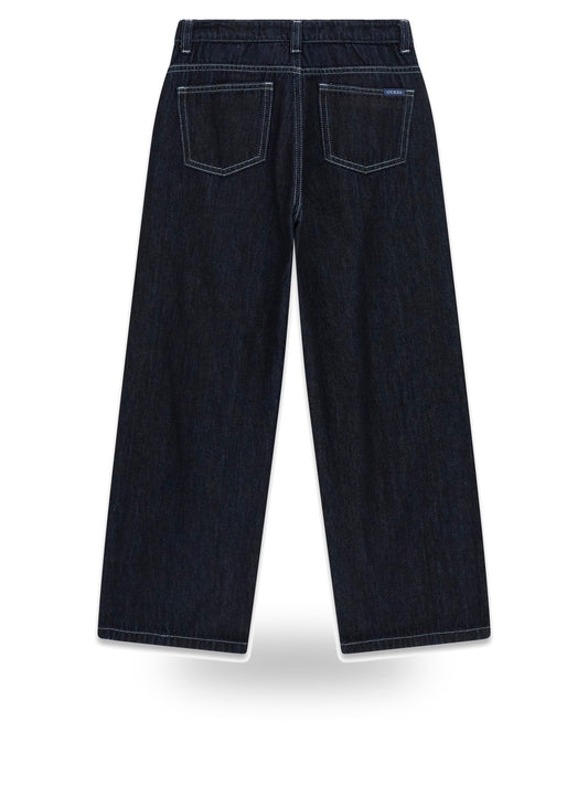 Guess Kids Oversize Rigid Denim Pants - Jeans Bambino - Denim