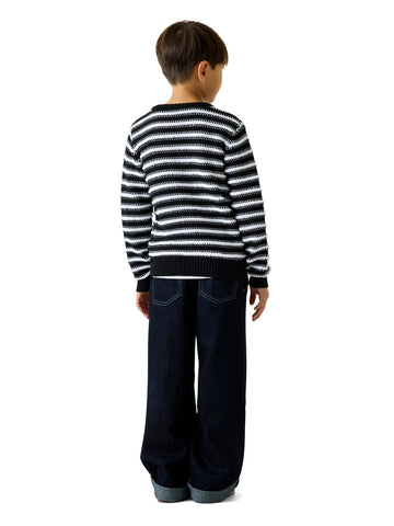 Guess Kids Oversize Rigid Denim Pants - Jeans Bambino - Denim