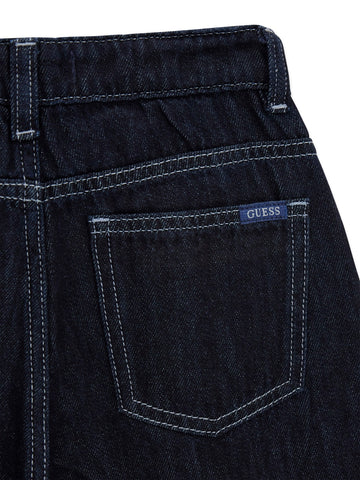 Guess Kids Oversize Rigid Denim Pants - Jeans Bambino - Denim