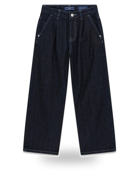 Guess Kids Oversize Rigid Denim Pants - Jeans Bambino - Denim