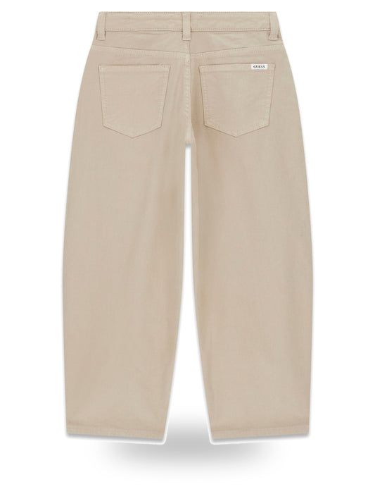 Guess Kids Canvas Oversize Balloon Pants - Pantaloni Bambino - Beige