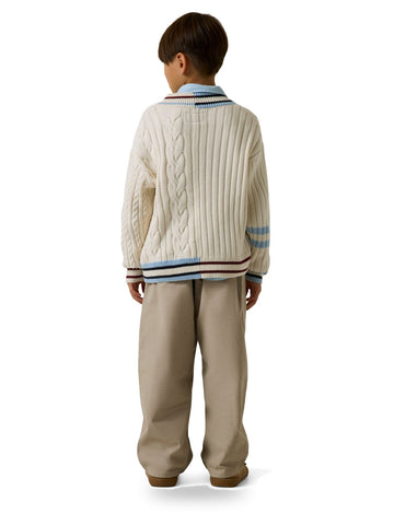 Guess Kids Canvas Oversize Balloon Pants - Pantaloni Bambino - Beige