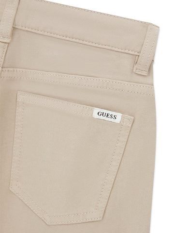 Guess Kids Canvas Oversize Balloon Pants - Pantaloni Bambino - Beige
