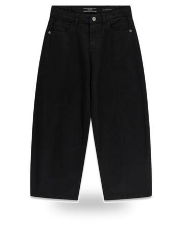 Guess Kids Canvas Oversize Balloon Pants - Pantaloni Bambino - Nero