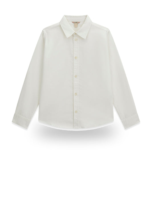 Guess Kids Oxford Gmt Dye Adjustable Ls S - Camicie Bambino - Bianco