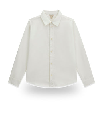 Guess Kids Oxford Gmt Dye Adjustable Ls S - Camicie Bambino - Bianco