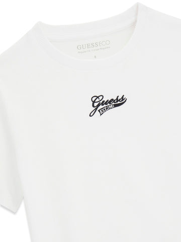 Guess Kids Ss T-shirt - T-Shirt Bambino - Bianco