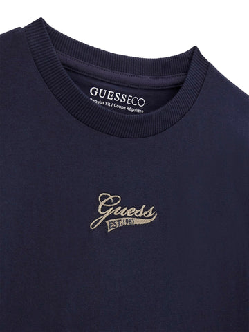 Guess Kids Ss T-shirt - T-Shirt Bambino - Blu