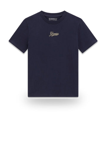 Guess Kids Ss T-shirt - T-Shirt Bambino - Blu