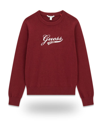 Guess Kids Ls Sweater - Maglieria Bambino - Vino