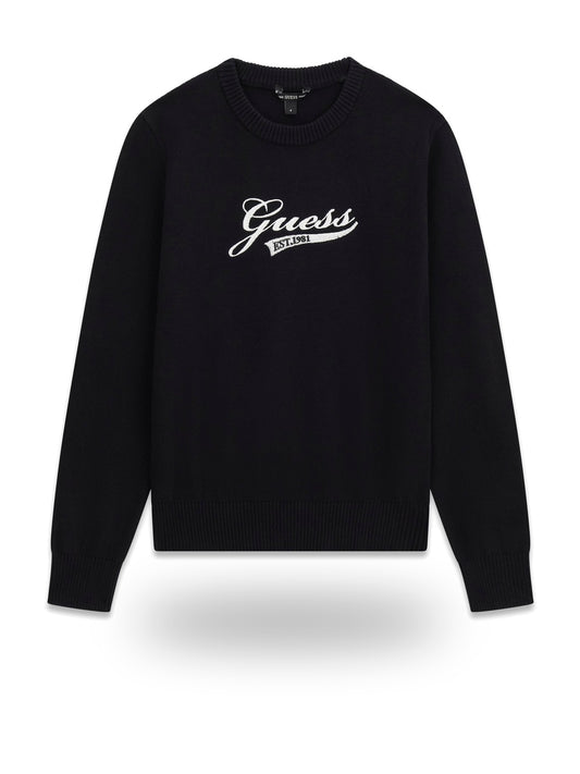 Guess Kids Ls Sweater - Maglieria Bambino - Nero