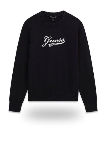 Guess Kids Ls Sweater - Maglieria Bambino - Nero