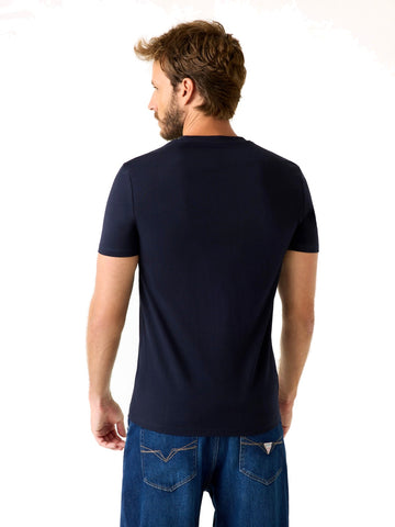 Guess Aidy Cn Ss Tee - T-Shirt Uomo - Blu