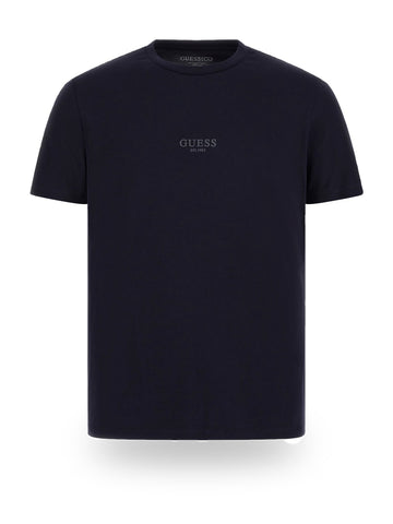 Guess Aidy Cn Ss Tee - T-Shirt Uomo - Blu