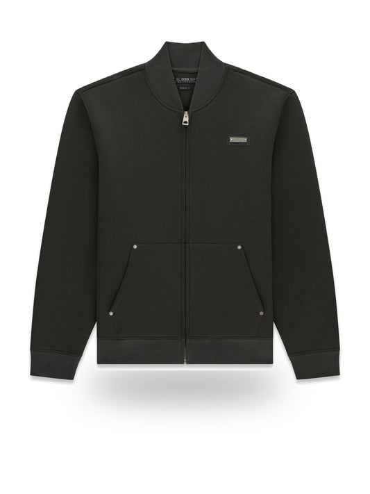 Guess Ls Full Zip-up Bomber Sweatshi - Felpe Uomo - Marrone