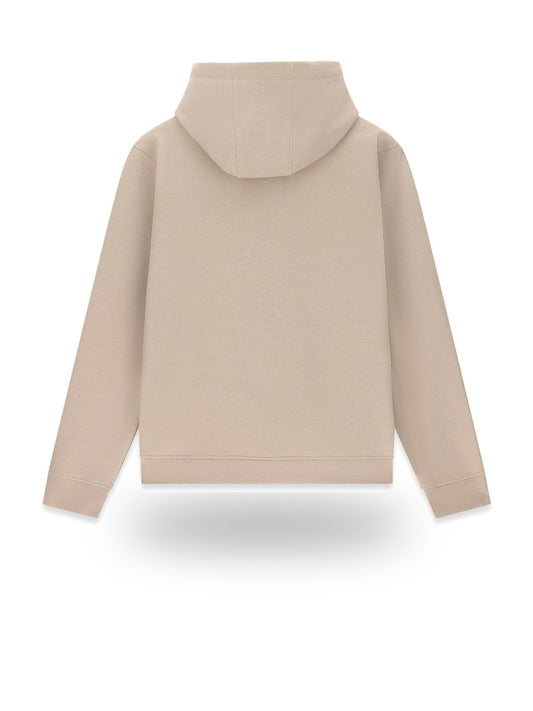 Guess Ls Teddy Bear Melange Hooded S - Felpe Uomo - Beige