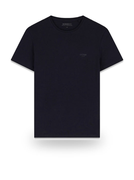 Guess Cn Ss Core Extra Slim Tee - T-Shirt Uomo - Blu
