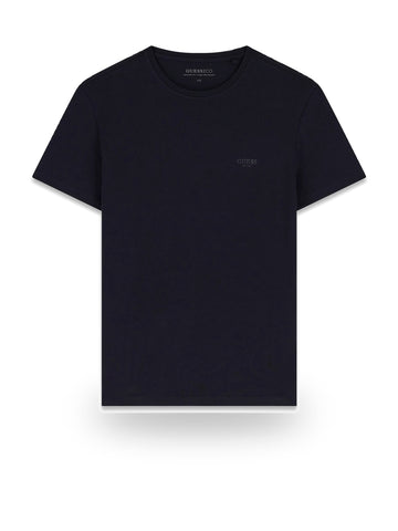 Guess Cn Ss Core Extra Slim Tee - T-Shirt Uomo - Blu