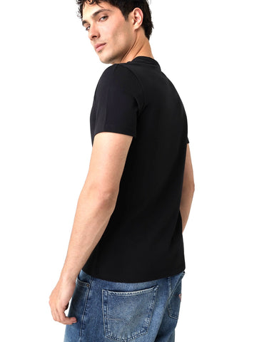 Guess Cn Ss Core Extra Slim Tee - T-Shirt Uomo - Nero