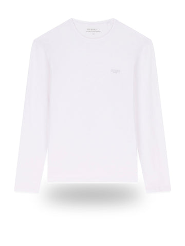 Guess Cn Ls Core Extra Slim Tee - T-Shirt Uomo - Bianco