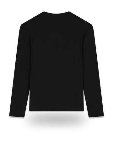 Guess Cn Ls Core Extra Slim Tee - T-Shirt Uomo - Nero