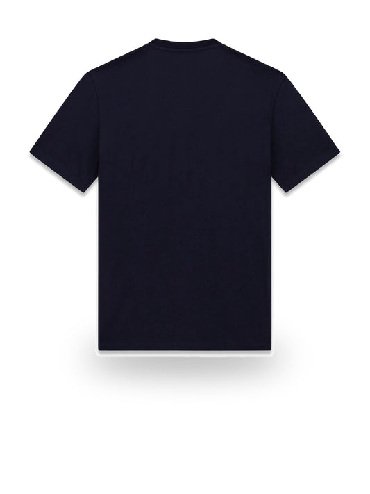 Guess Cn Ss Guess Logo Embroidery Te - T-Shirt Uomo - Blu