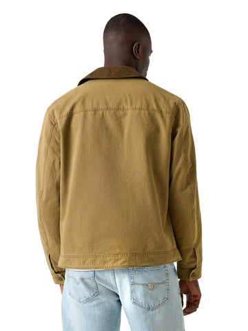 Guess Washed Cotton Jacket - Capospalla Uomo - Cammello