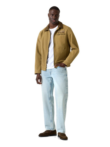 Guess Washed Cotton Jacket - Capospalla Uomo - Cammello