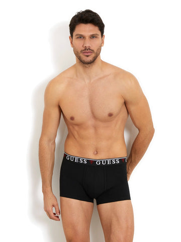 Guess Brian Hero Boxer Trunk 3 Pack - Intimo Uomo - Black White Combo