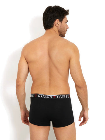 Guess Brian Hero Boxer Trunk 3 Pack - Intimo Uomo - Black White Combo