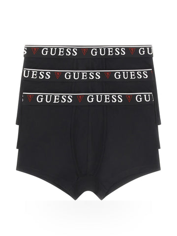 Guess Brian Hero Boxer Trunk 3 Pack - Intimo Uomo - Black White Combo