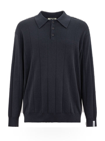 Hinnominate Polo Manica Lunga - T-Shirt Uomo - Grigio