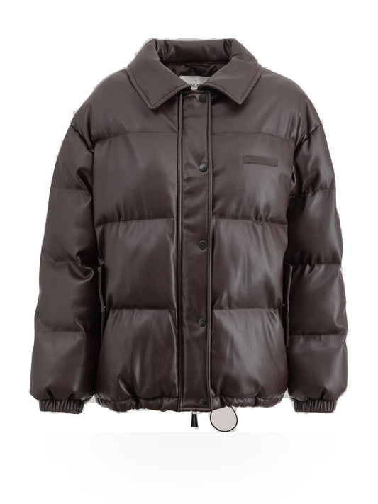 Hinnominate Bomber In Ecopelle - Capospalla Donna - Caffe
