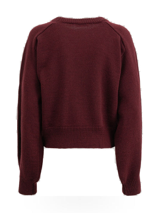 Hinnominate Maglia Paricollo Corta - Maglieria Donna - Bordeaux