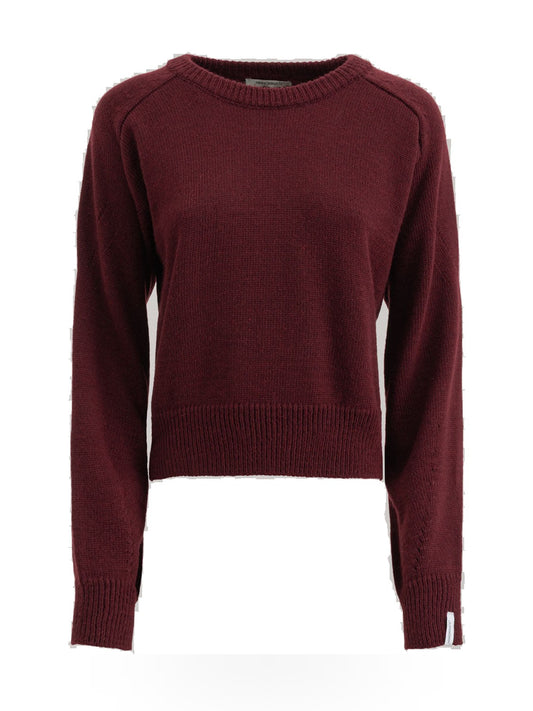 Hinnominate Maglia Paricollo Corta - Maglieria Donna - Bordeaux