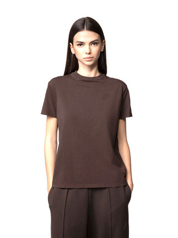 Hinnominate T-shirt In Jersey Tinta - T-Shirt Donna - Caffe