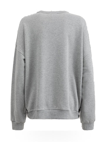 Hinnominate Felpa Paricollo Con Stampa - Felpe Donna - Grigio