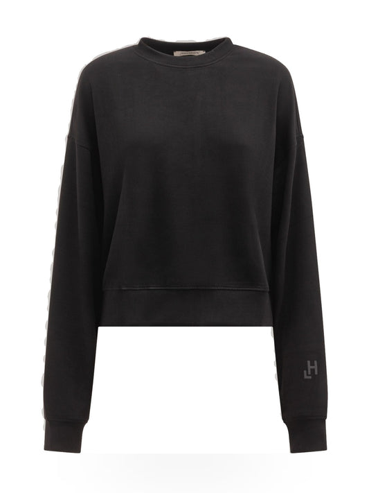 Hinnominate Felpa Paricollo In Viscosa - Felpe Donna - Nero
