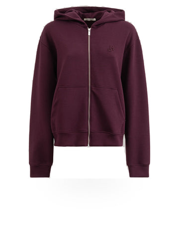 Hinnominate Felpa Cappuccio Full Zip In Viscosa - Felpe Donna - Bordeaux
