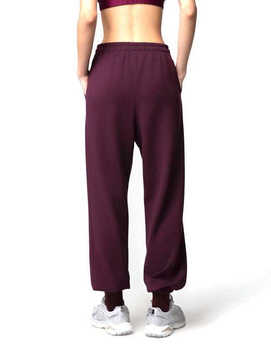 Hinnominate Pantalone In Viscosa - Pantaloni Donna - Bordeaux