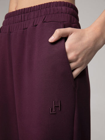 Hinnominate Pantalone In Viscosa - Pantaloni Donna - Bordeaux