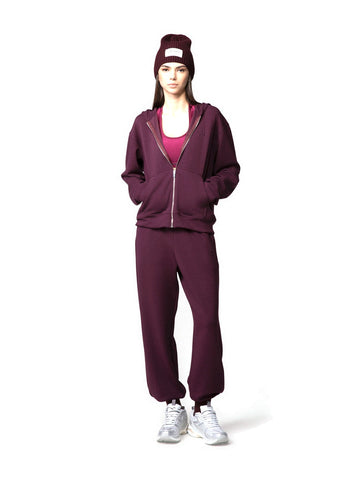 Hinnominate Pantalone In Viscosa - Pantaloni Donna - Bordeaux