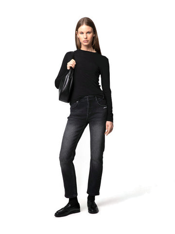 Hinnominate Maglia Paricollo In Prima Lana - Maglieria Donna - Nero