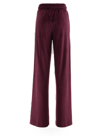 Hinnominate Pantalone Dritto In Ciniglia - Pantaloni Donna - Bordeaux